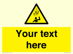 Custom Falling Ice sign